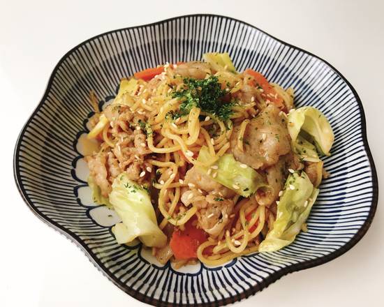 Pork Yakisoba Stir-fried Noodles 豚肉と野菜の焼きそば